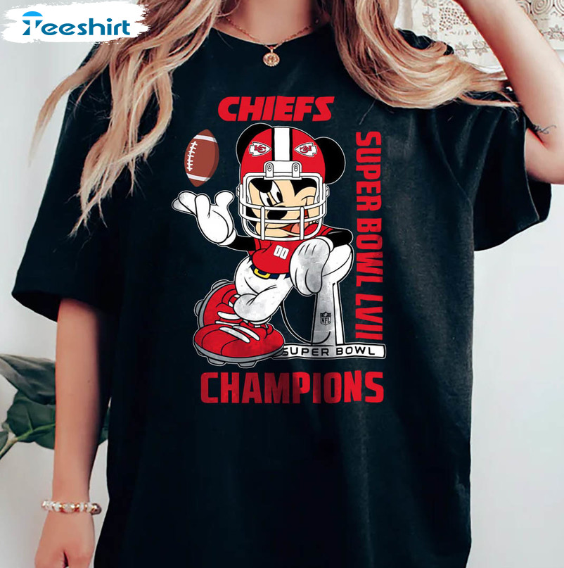 Chiefs Afc Champions 2023 Shirt, Trendy Kansas City Patrick Mahomes Short  Sleeve Sweater