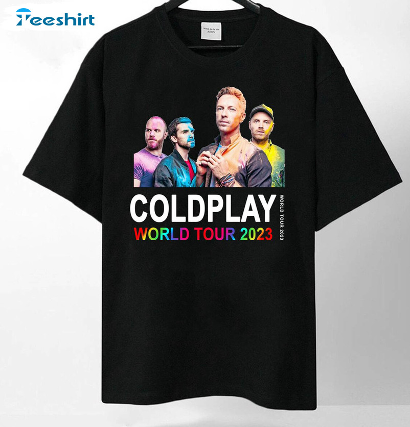 Coldplay Music Of The Spheres Tour Shirt, Trendy Music Tour 2023 Unisex Hoodie Crewneck