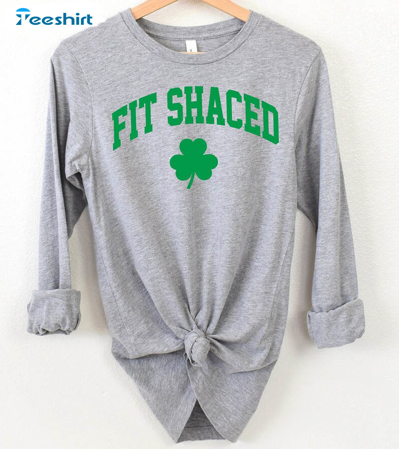 Fit Shaced Shirt, Irish St Patricks Day Short Sleeve Crewneck