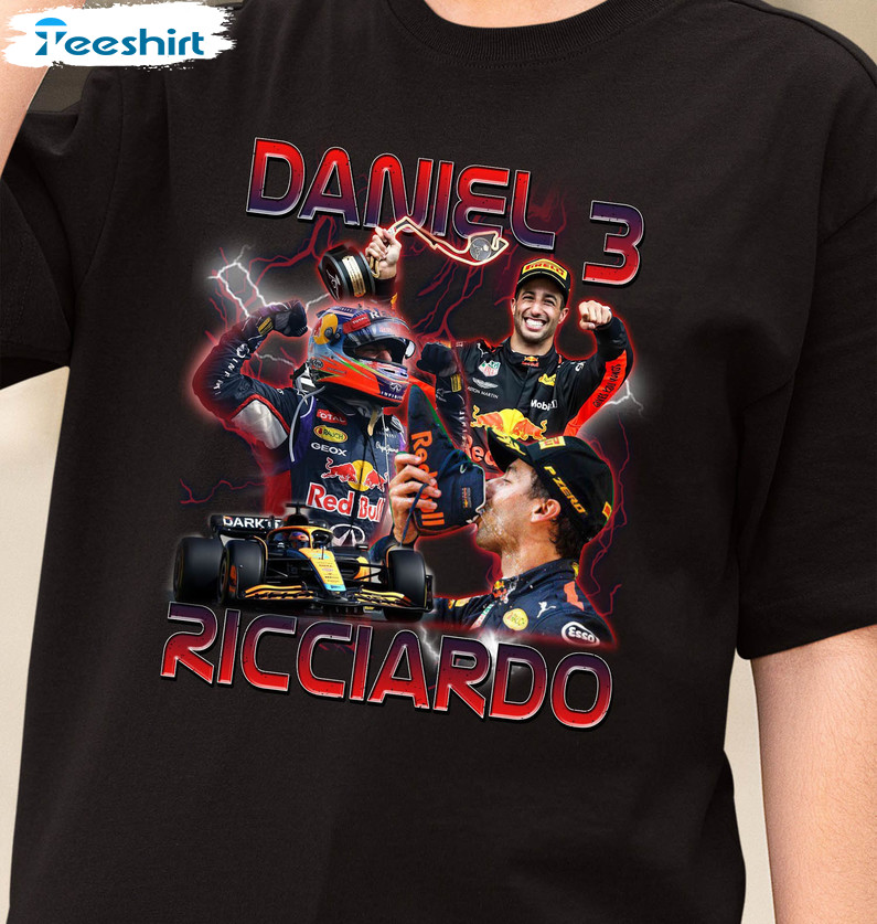 Daniel Ricciardo F1 Vintage Sweatshirt, Ricciardo Racing Unisex T-shirt Unisex Hoodie