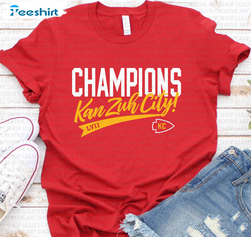 Kc Champs Kanzuhcity Shirt, Chiefs Champs Tee Tops Unisex Hoodie