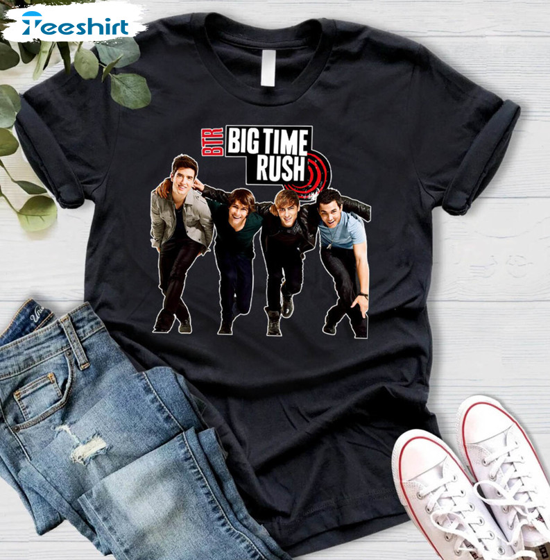Big Time Rush Shirt , Vintage Big Time Rush Concert Crewneck Unisex T-shirt