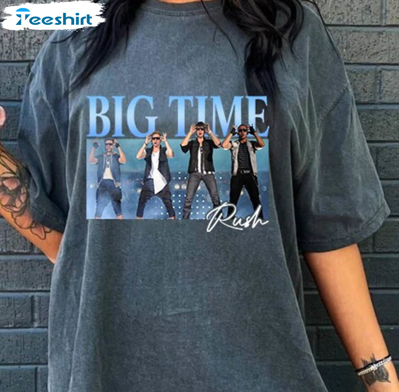 Vintage Big Time Rush Shirt, Retro Can't Get Enough Tour Tee Tops Crewneck