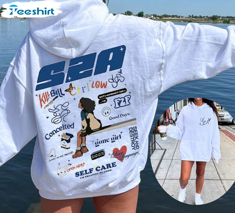 Sza Sos Full Tracklist Trendy Shirt, Vintage Sza Unisex T-shirt Long Sleeve