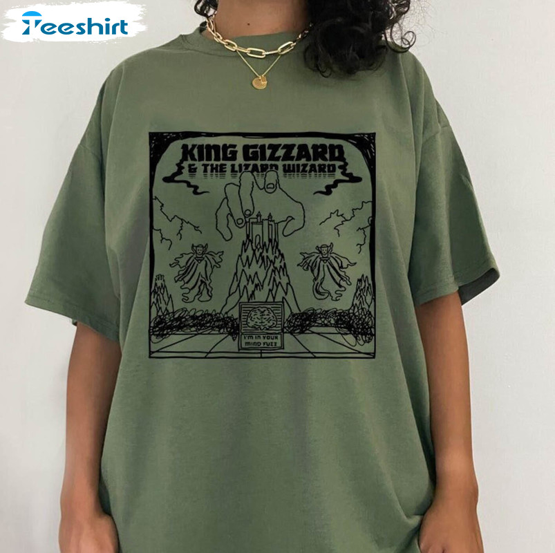 King Gizzard And The Lizard Wizard Shirt, Trendy I'm In Your Mind Short Sleeve Crewneck