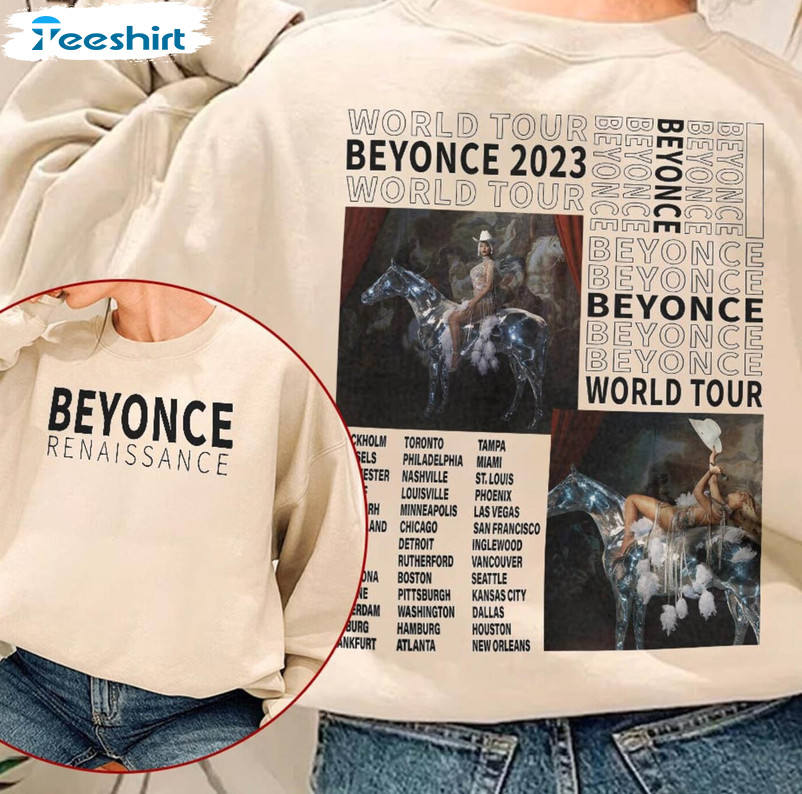 Beyonce Tour Renaissance Shirt, Music Concert Unisex Hoodie Long Sleeve