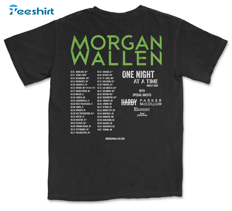 Morgan Wallen One Night At A Time Tour 2023 Shirt, Morgan Wallen Unisex T-shirt Unisex Hoodie