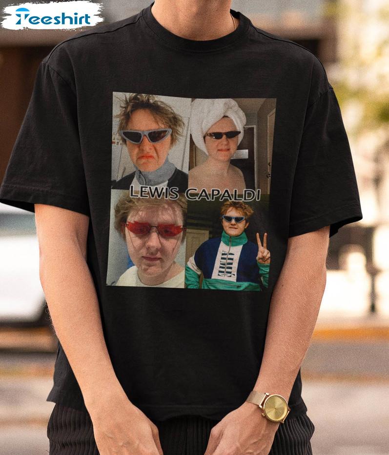 Lewis Capaldi Retro Shirt, Vintage Meme Lewis Capaldi Sweatshirt Long Sleeve