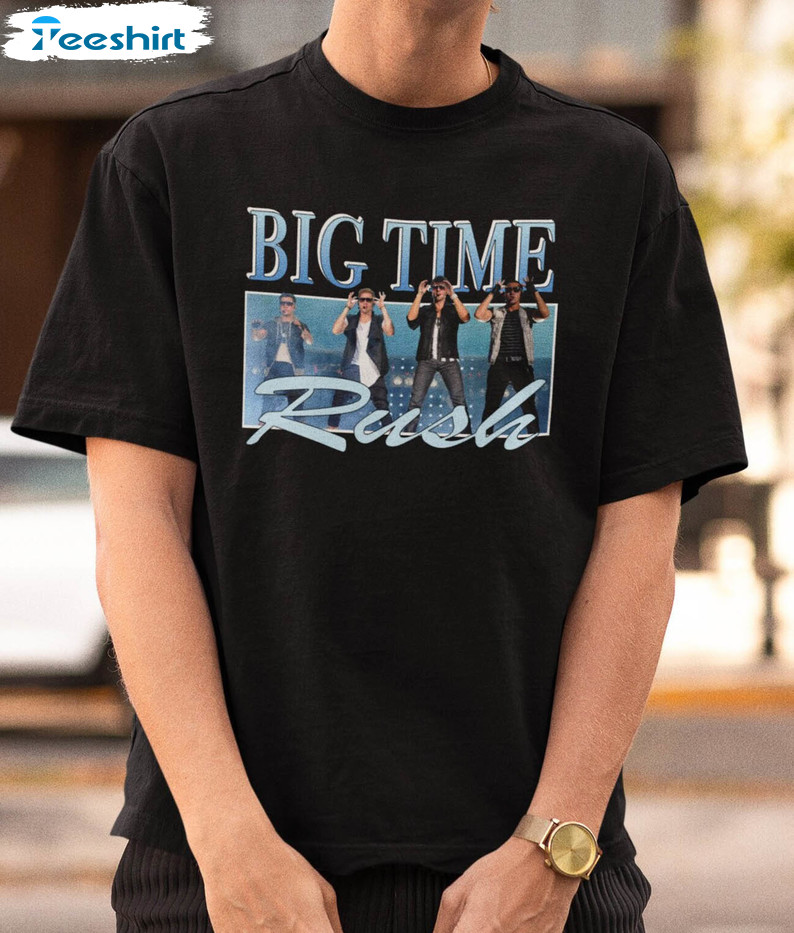 Big Time Rush Trendy Shirt, Big Time Rush Forever Tour 2023 Crewneck Short Sleeve