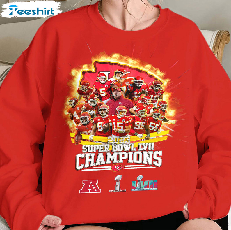 Kansas Chiefs Champion Sweatshirt, Kc Chiefs Unisex Hoodie Crewneck