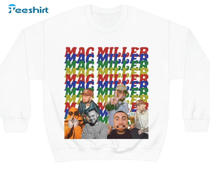 Mac Miller Sweatshirt, Trendy Unisex Hoodie Short Sleeve