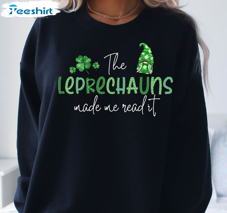 Book Lover St Patricks Day Sweatshirt, Librarian Unisex T-shirt Tee Tops