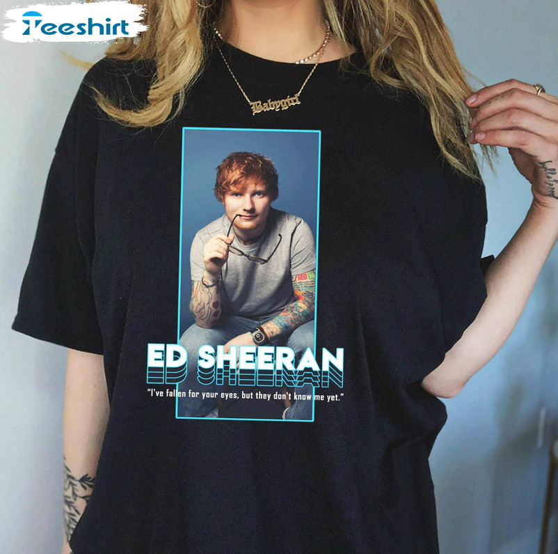 Ed Sheeran 2023 Tour Shirt , Ed Sheeran Concert Mathematics Tour Long Sleeve Unisex Hoodie