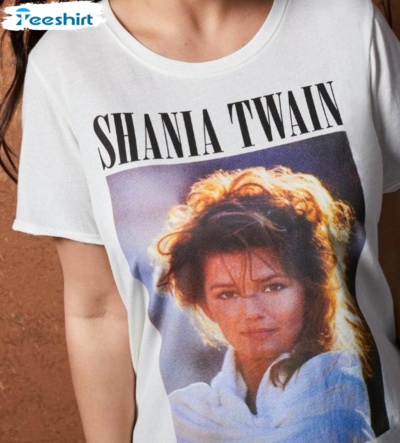 Shania Twain Vintage Shirt, Trendy Shania Twain Short Sleeve Unisex T-shirt