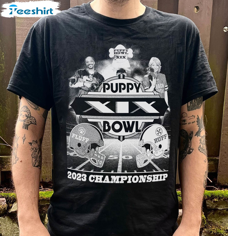 Puppy Bowl Shirt, Trendy Championship Crewneck Unisex Hoodie