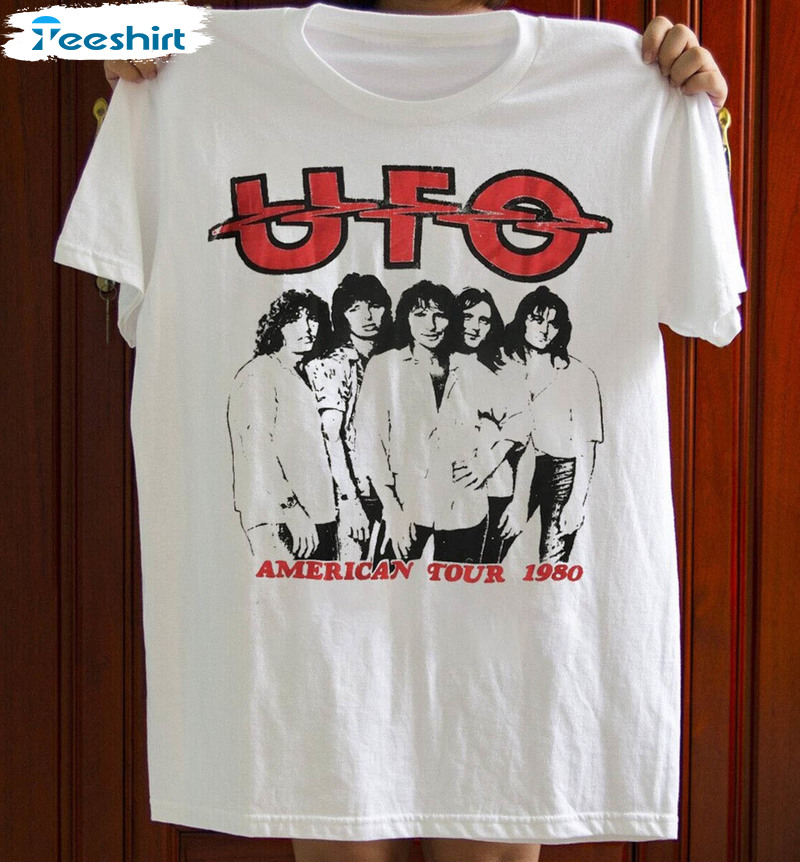 Ufo No Place To Run American Tour Shirt, Ufo Rock Band Unisex Hoodie Crewneck