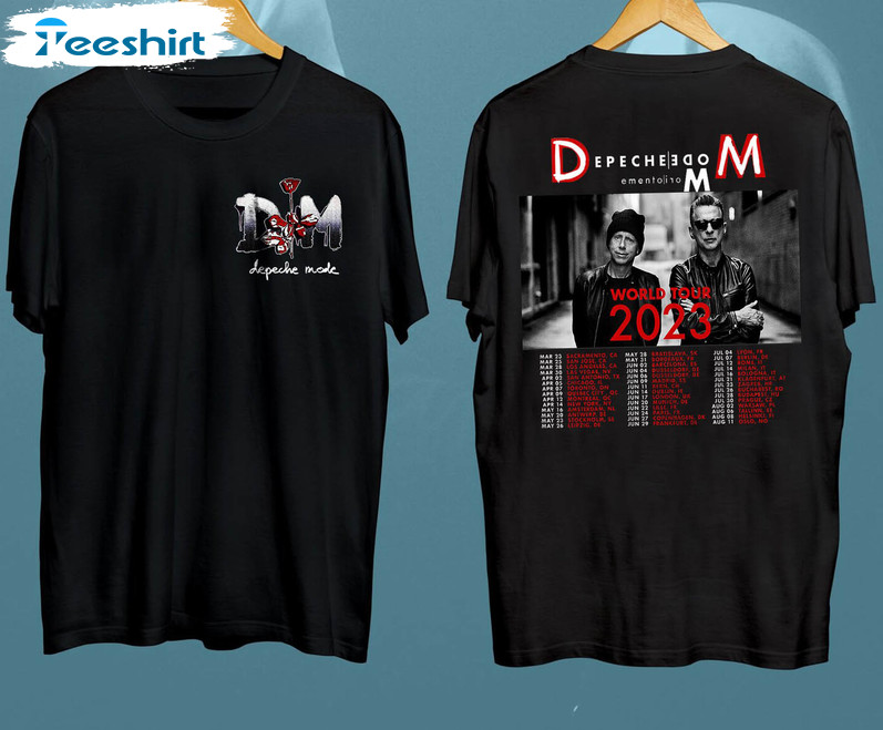 Depeche Mode Shirt, Electronic Band Unisex T-shirt Short Sleeve