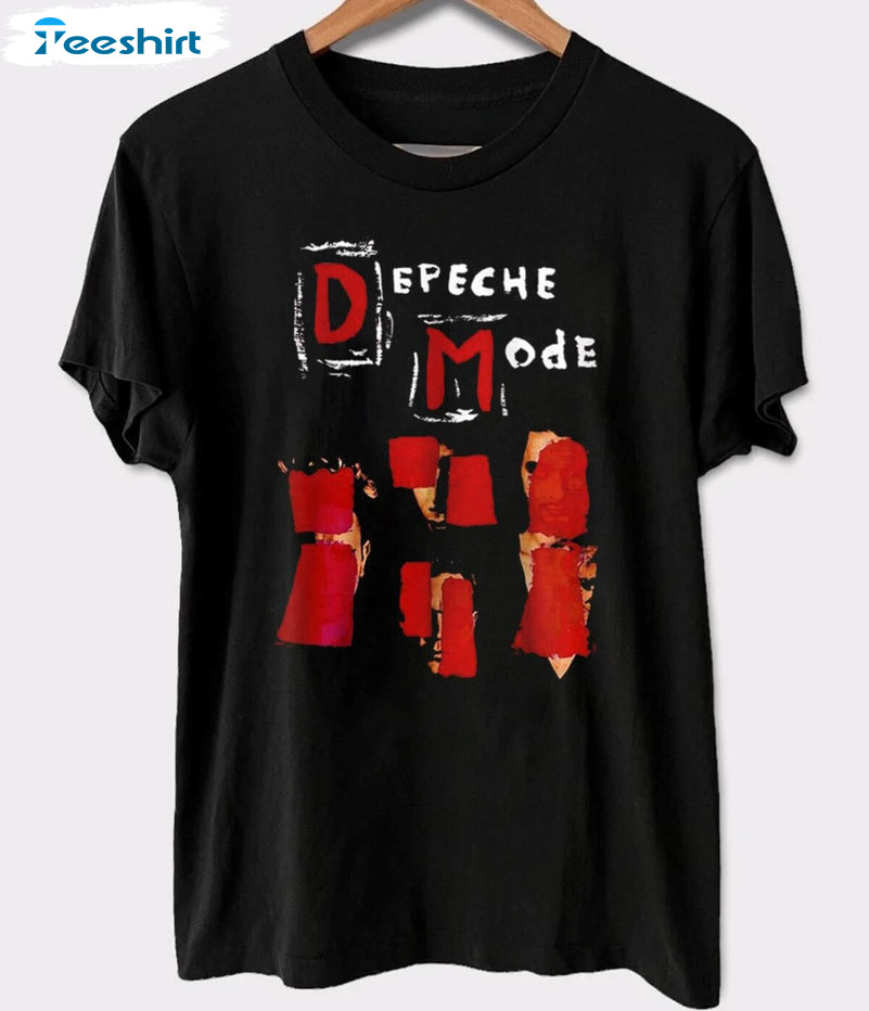 Depeche Mode Memento Mori World Tour 2023 Funny Shirt, Trendy Music Tour Crewneck Unisex T-shirt