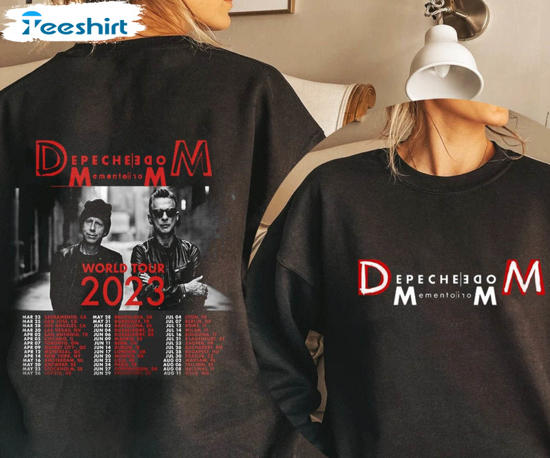 Depeche Mode Memento Mori Shirt, Depeche Mode Tour 2023 Long Sleeve Crewneck