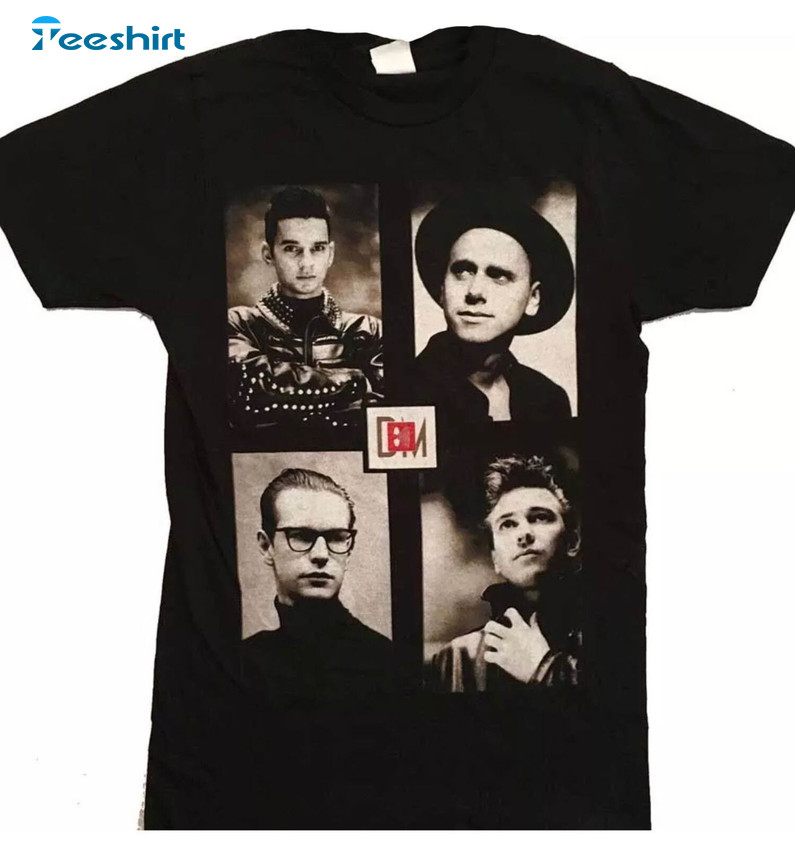 Depeche Mode Usa Tour Shirt, Trendy Music Tour Crewneck Unisex T-shirt