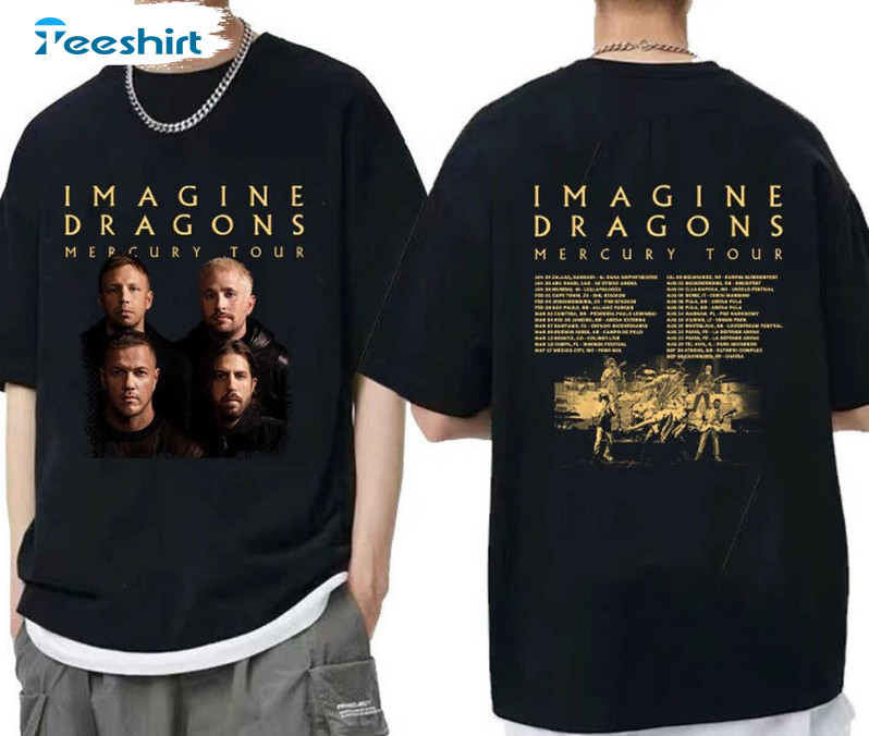 Imagine Dragon Mercury World Tour 2023 Trendy Sweatshirt, Short Sleeve