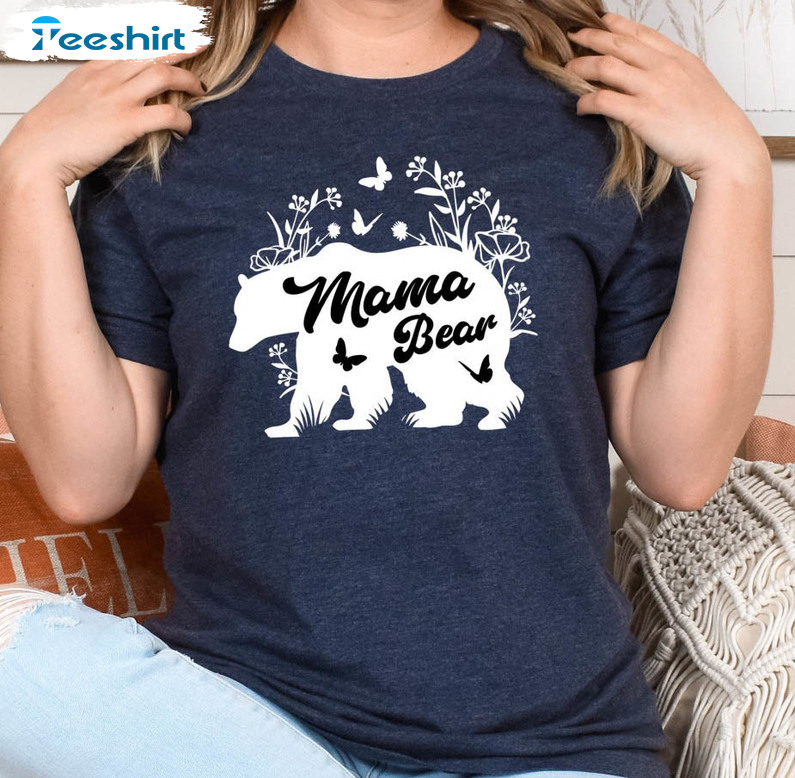 Mama Bear Shirt, Mothers Day Funny Short Sleeve Unisex T-shirt