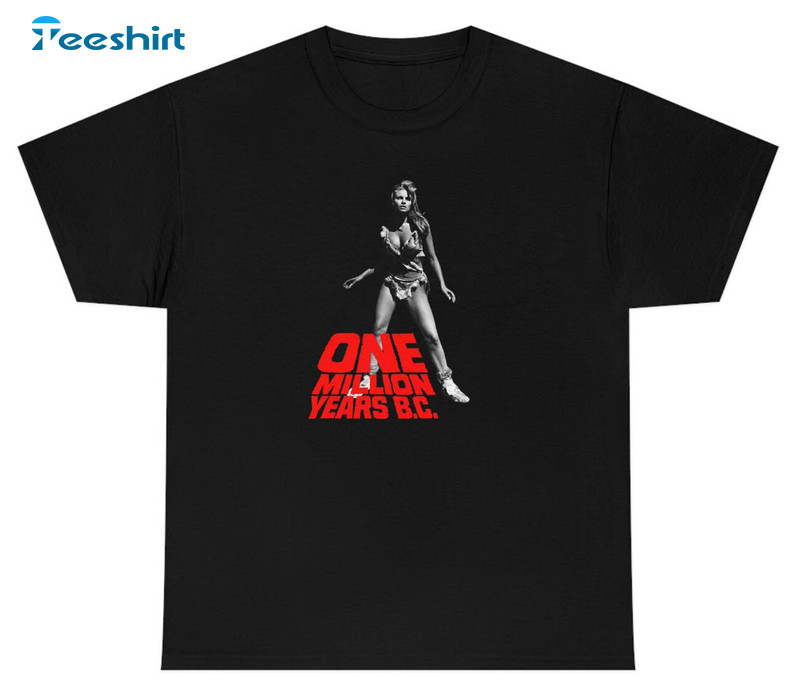 Raquel Welch One Million Years B C Trendy Shirt, Vintage Rip Raquel Welch Short Sleeve Tee Tops