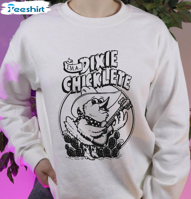 Dixie Chicklete World Tour 2023 Shirt, The Chicks Band Rock Music Long Sleeve Unisex Hoodie