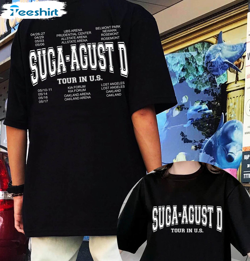 Suga Agustd Tour Trendy Shirt, Bts Suga Min Yoongi Sweatshirt Unisex Hoodie