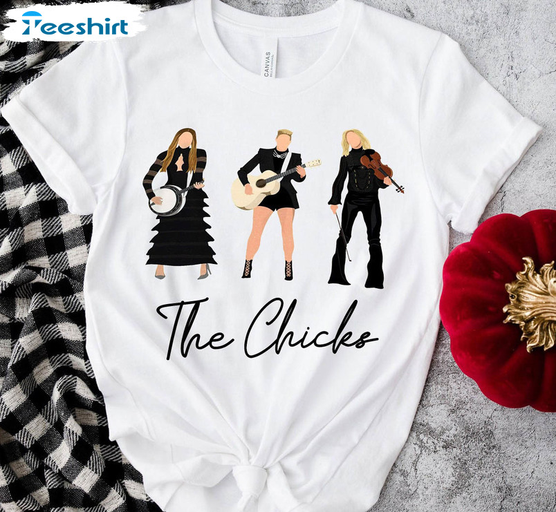 The Chicks Band Vintage Shirt, Country Singer Band Crewneck Unisex T-shirt