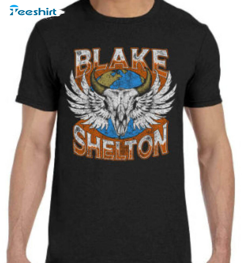 Blake Shelton Friends And Heroes Trendy Sweatshirt, Short Sleeve