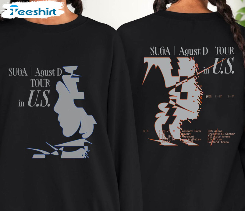 Suga Agustd Tour Trendy Shirt, Bts Suga Suga On Tour 2023 Long Sleeve Unisex T-shirt