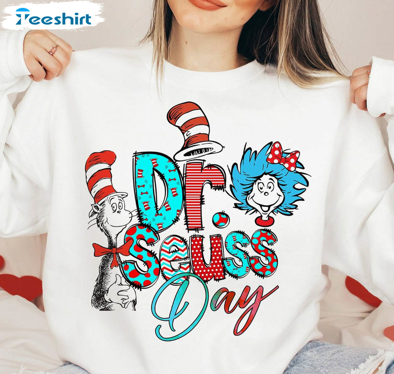 Read Across America Day Shirt, Dr. Suess Day Long Sleeve Unisex T-shirt