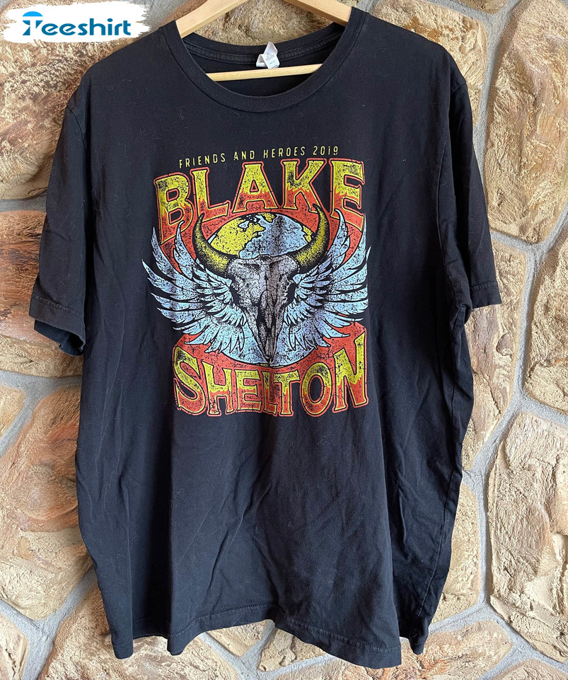 Blake Shelton 2019 Tour Shirt, Blake Shelton Concert Tee Tops Unisex Hoodie