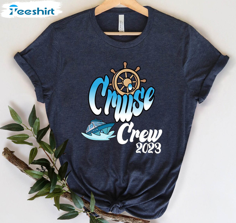 Cruise Crew 2023 Shirt, Family Matching Vacation Unisex T-shirt Long Sleeve