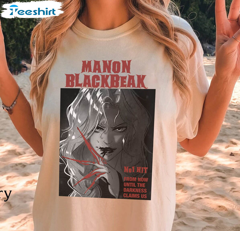 Manon Blackbeak Throne Of Glass Shirt, Rowan Whitethorn Acotar Crewneck Unisex Hoodie