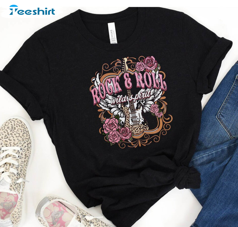 Rock And Roll Wild Spirit Rock Shirt, Hair Bands Long Sleeve Sweatshirt