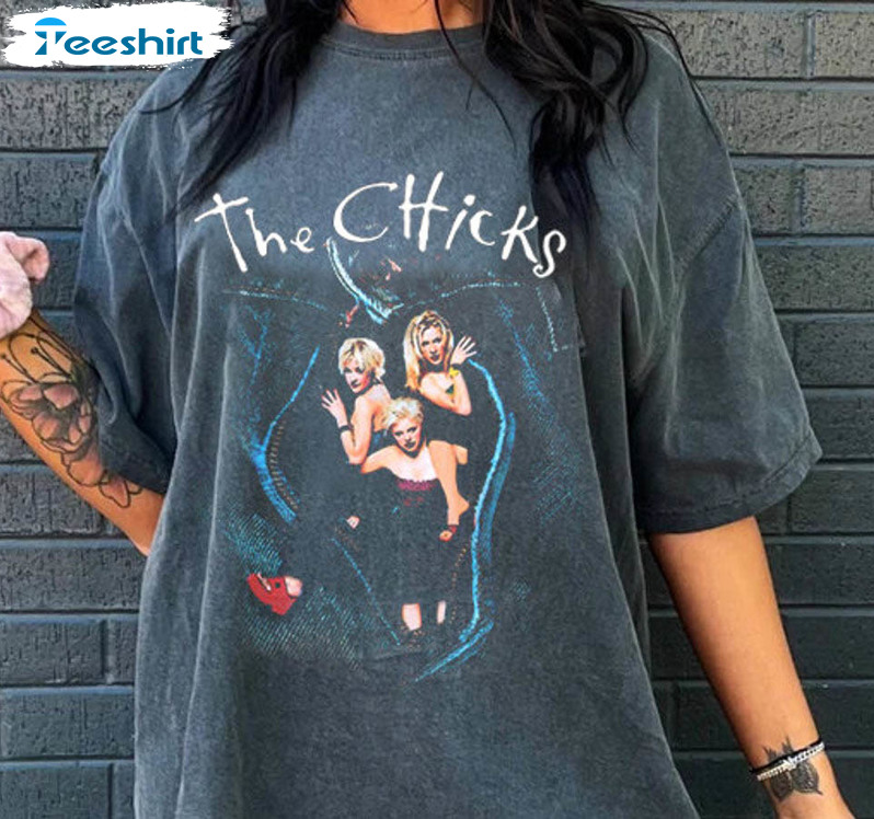 The Chicks Band World Tour 2023 Shirt, Rock Music Unisex T-shirt Short ...