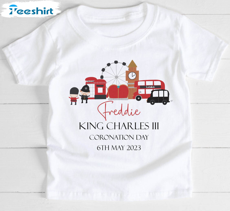 King Coronation Day Shirt, King Charles III Long Sleeve Unisex T-shirt
