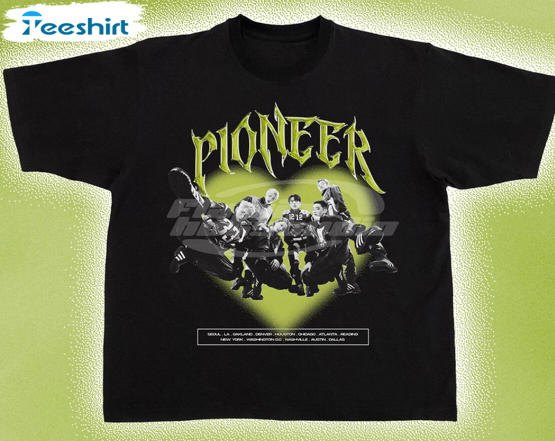 P1harmony P1oneer Live Tour 2023 Vintage Shirt, Lightstick Album Kpop Long Sleeve Tee Tops