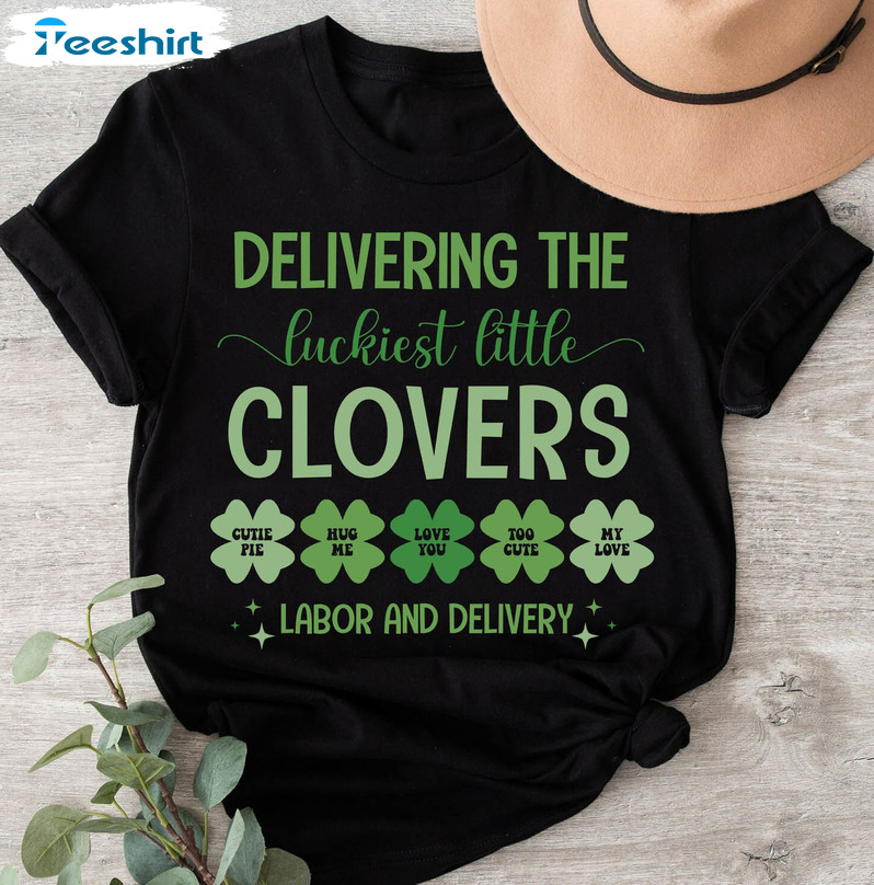 Delivering The Luckiest Little Clovers Shirt,