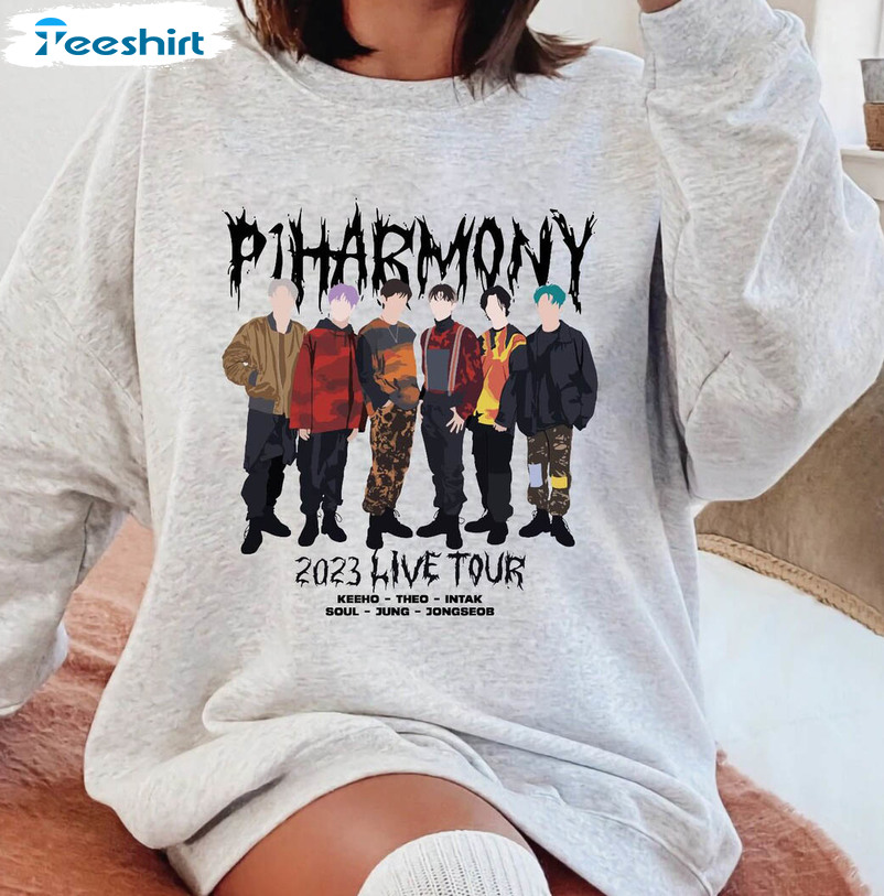 P1harmony P1oneer Live Tour Shirt, Trendy Music Tour Unisex Hoodie Long Sleeve