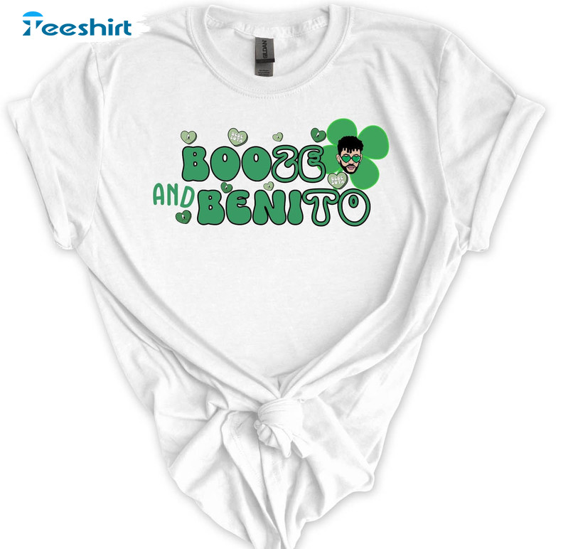 Boose And Benito Shirt, Trendy One Lucky Benito St Patricks Day Unisex T-shirt Short Sleeve