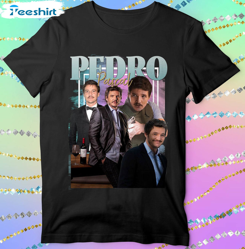 Vintage Pedro Pascal Shirt, The Last Of Us Unisex Hoodie Crewneck