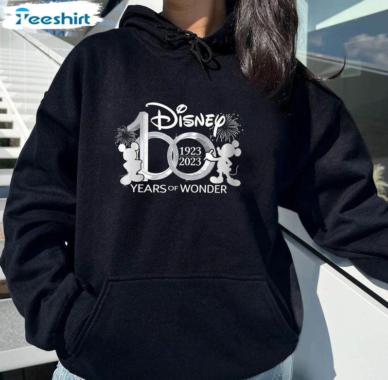 Disney Anniversary Shirt , Disney 100th Years Celebration Long Sleeve Tee Tops