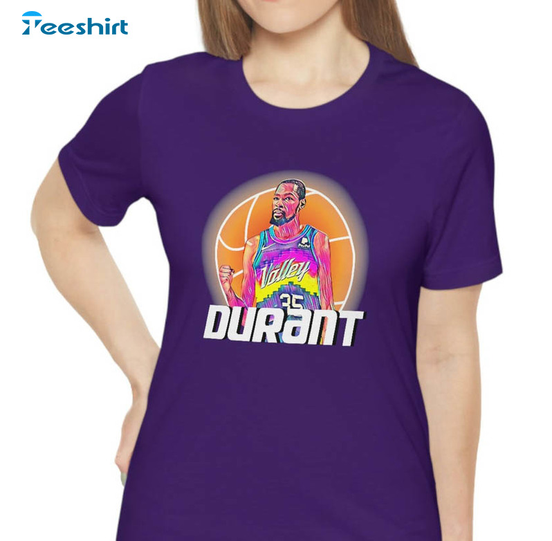 Kevin Durant Phoenix Suns Trendy Shirt, Basketball Crewneck Unisex T-shirt