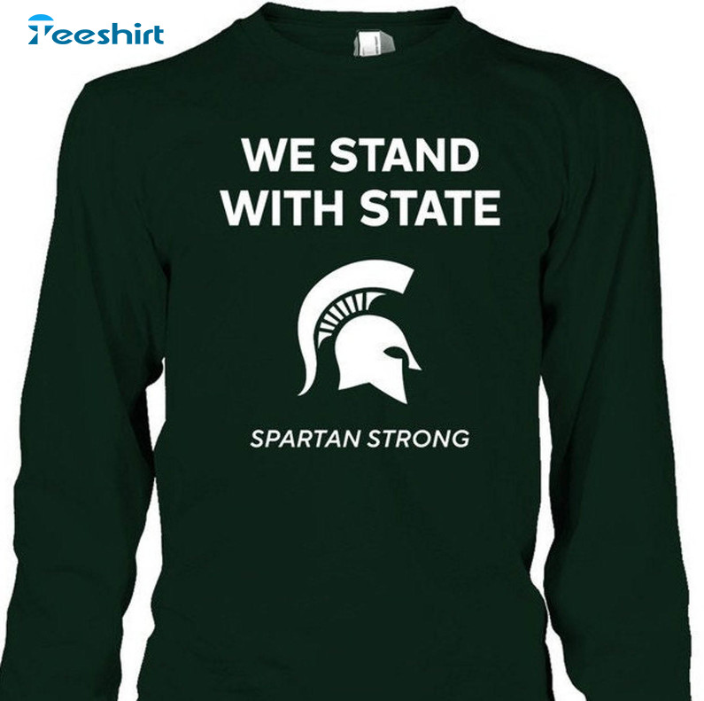 Spartan Strong Sweatshirt, We Are All Spartans Crewneck Unisex Hoodie