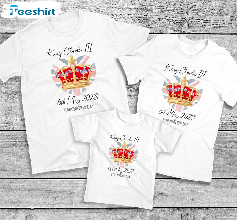 King Charles Iii Coronation Trendy Shirt, Coronation Street Party Long Sleeve Unisex Hoodie