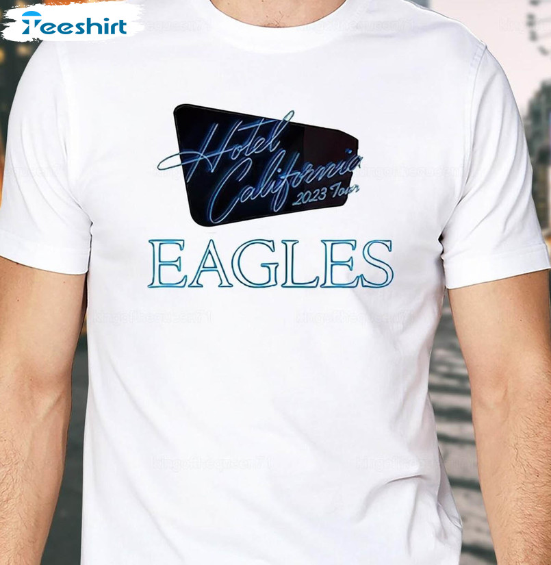 Eagles Tour Trendy Shirt, Eagles Band Short Sleeve Crewneck