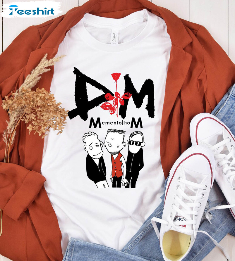 Depeche Mode Memento Mori Tour Shirt, Trendy Depeche Mode Unisex T-shirt Short Sleeve
